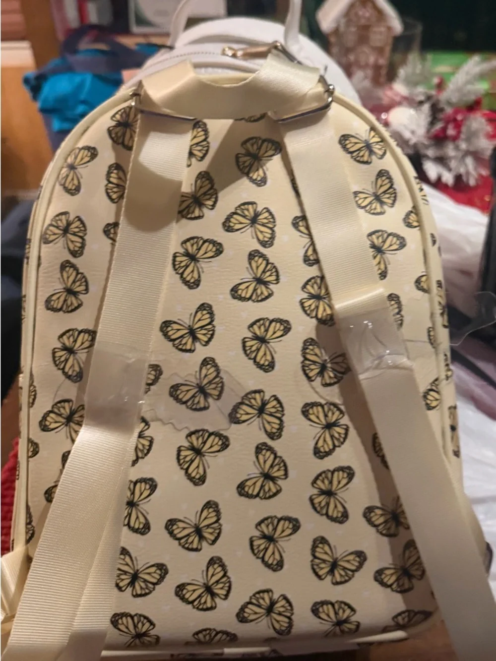 madden girl Yellow Butterfly Mini Backpack - Picture 4 of 4